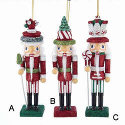 Item 103702 Red/White/Green Nutcracker Ornament