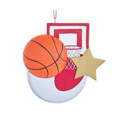 Item 104123 thumbnail Basketball With Star Ornament