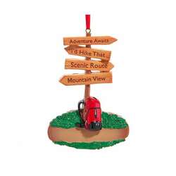 Item 104156 thumbnail Hiking Sign Ornament
