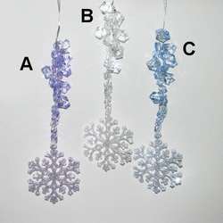 Item 104184 Snowflake Drop Ornament