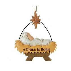 Item 104231 thumbnail A Child Is Born Creche Ornament