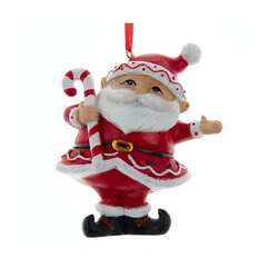 Item 104347 thumbnail Santa With Candy Cane Ornament