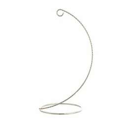 Item 104427 Silver Wire Hook Ornament Stand
