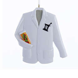 Item 104633 thumbnail Pharmacist's Coat With Bottle of Pills Ornament