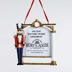 Item 104919 Nutcracker Soldier Photo Frame Ornament