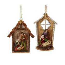 Thumbnail Nativity Family Ornament
