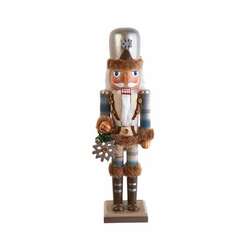 Item 105088 Wooden Rustic Glam Nutcracker