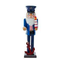 Item 105216 Sailor Nutcracker With Anchor and Lighthouse