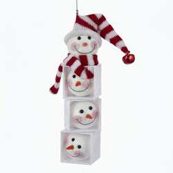 Item 105693 Snowman Head Blocks Ornament