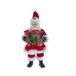 Item 106029 thumbnail Hershey Santa With Basket Tablepiece
