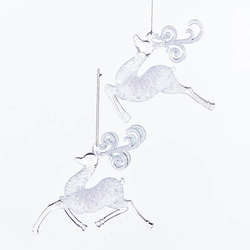 Item 106416 Icy Blue Deer Ornament