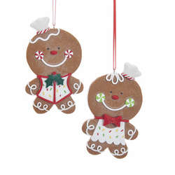 Item 106463 Big Head Gingerbread Baker Ornament