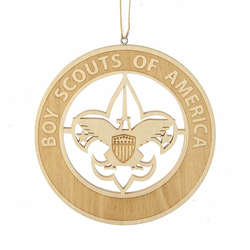 Item 106679 Laser Cut Boy Scots Emblem/Disc Ornament