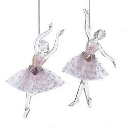 Item 106738 Pink Ballet Angel Ornament