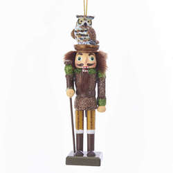 Item 106808 Owl Hat Woodsman Nutcracker Ornament