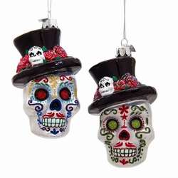 Item 106911 thumbnail Noble Gems Skeleton Head Ornament