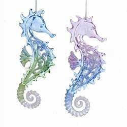 Item 106921 Seahorse With Glitter Ornament