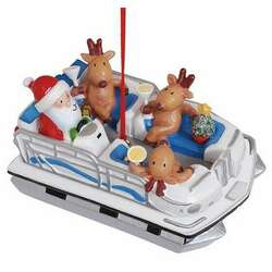Item 108579 thumbnail Pontoon Boat Ornament