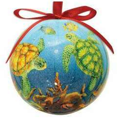 Item 108580 Myrtle Beach Sea Turtle Reef Ball Ornament