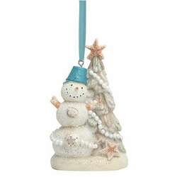 Thumbnail Beachy Snowman Ornament Myrtle Beach