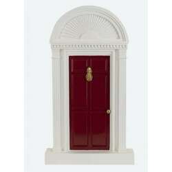 Item 113132 RED DOOR WITH PINEAPPLE