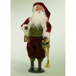 Item 113499 Brass Lantern Santa
