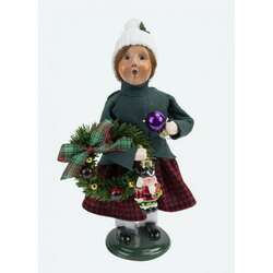 Item 113570 GLASS ORNAMENT GIRL