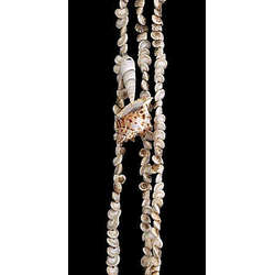 Item 115017 thumbnail 9 Foot White Umbonium Shell Garland
