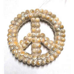 Item 115019 thumbnail Peace Sign With Pearl Umbonium Ornament