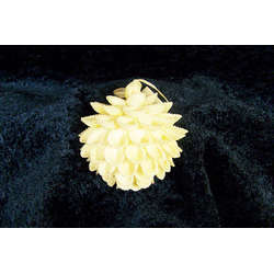 Item 115041 thumbnail Covered White Arc Ball Ornament