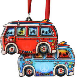 Thumbnail Surf Bus Ornament - Myrtle Beach