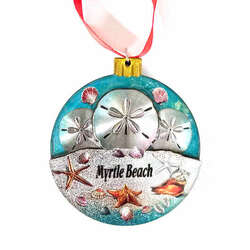 Item 118462 thumbnail Sand Dollar Ornament - Myrtle Beach