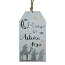 Item 122045 thumbnail Adore Him Shaped Plaque
