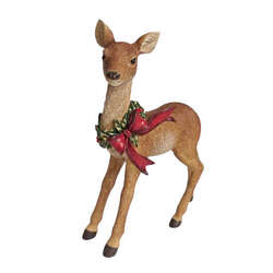 Item 127325 thumbnail Standing Deer With Bow Figure