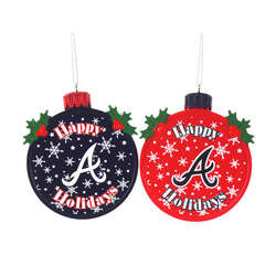 Item 143026 Atlanta Braves Coaster Ornament