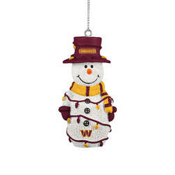 Thumbnail Washington Commanders Snowman Ornament
