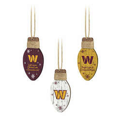 Item 143268 thumbnail Washington Commanders Holiday Light Ornament