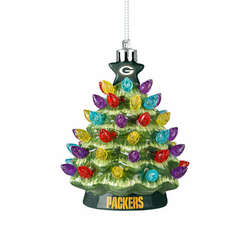 Item 143310 thumbnail Green Bay Packers Ceramic Tree Ornament