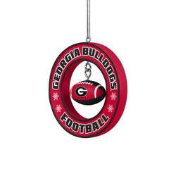 Item 143331 thumbnail Georgia Floating Football Ornament