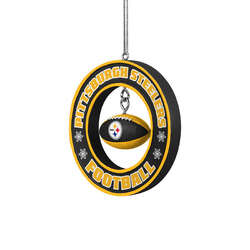 Item 143354 Pittsburgh Steelers Floating Football Ornament