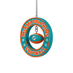 Item 143359 thumbnail Miami Dolphins Floating Football Ornament