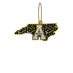 Item 143389 thumbnail App State Wood State Ornament