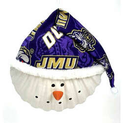 Item 151026 thumbnail James Madison Snowman Shell Ornament