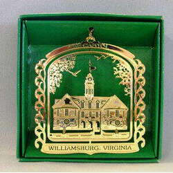 Item 152053 thumbnail Gold Williamsburg Capitol Ornament