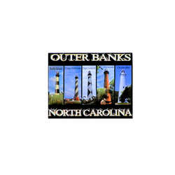 Item 152188 thumbnail Lighthouses of Outer Banks North Carolina Magnet