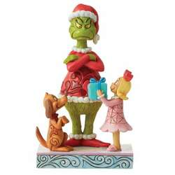 Item 156026 Max and Cindy Giving Gift To Grinch Figure