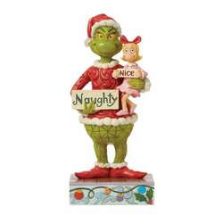 Item 156028 Grinch And Cindy Lou Holding Sign Figure