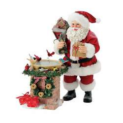 Item 156091 Bird Bath Possible Dreams Santa