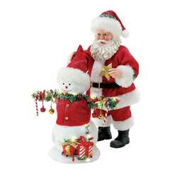 Item 156179 Cool Trimmings Clothtique Santa