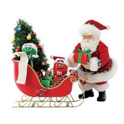 Item 156189 M&M Sleigh With Santa